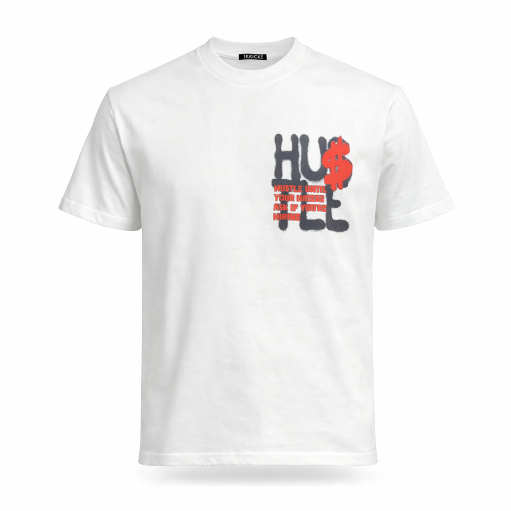 1K Kicks Born to Hustle Men's Oversized Tee
