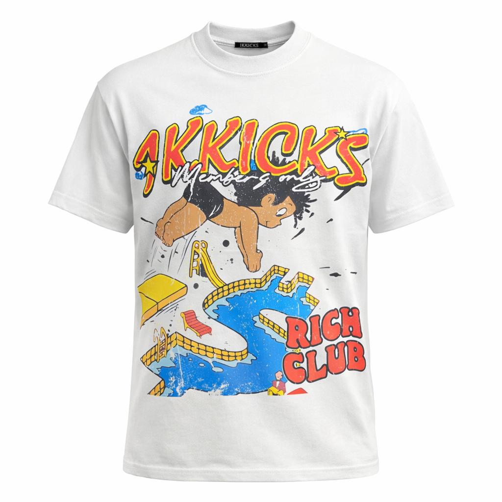 1K Rich Club Men's Oversized Tshirts