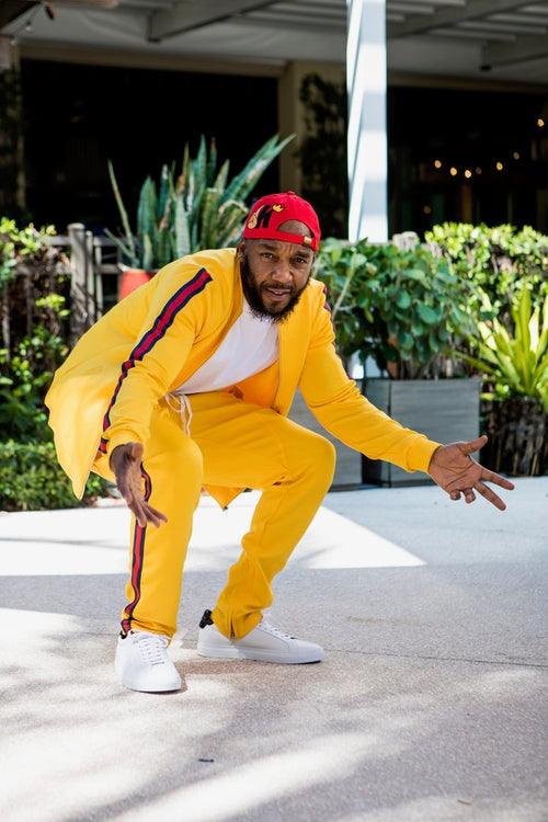 Yellow Gucci Tracksuit Set