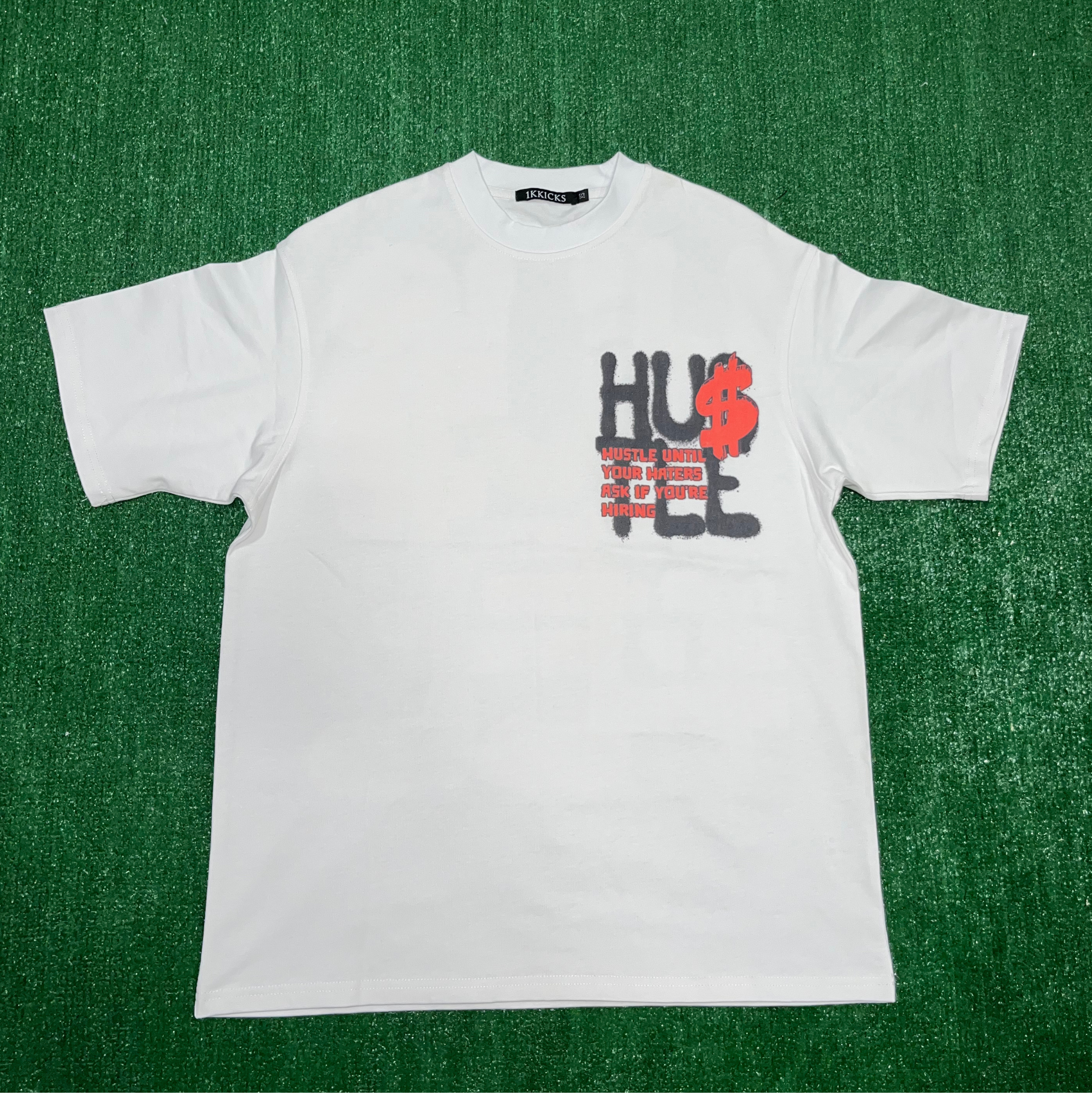 1K Kicks Born to Hustle Men's Oversized Tee