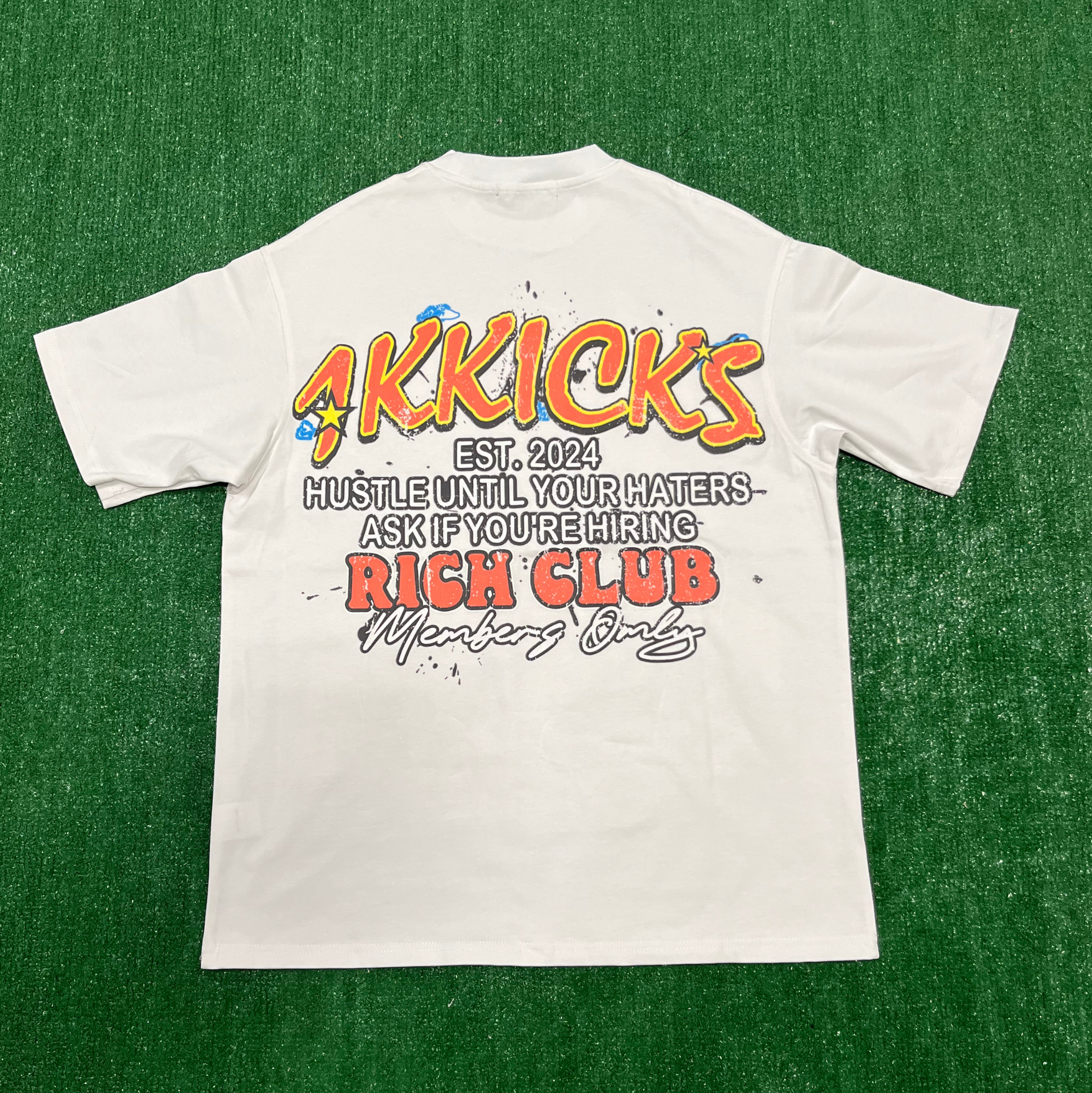 1K Rich Club Men's Oversized Tshirts