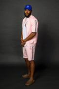 Pink Short tracksuit Set