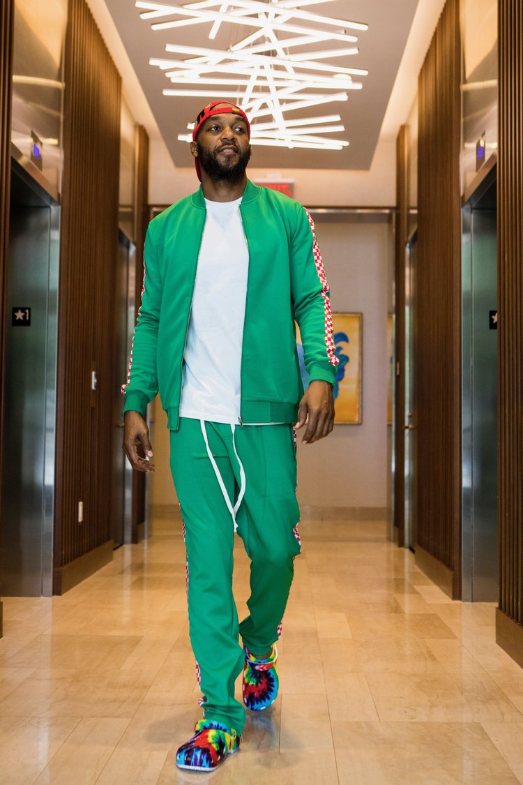 Green Raceway Tracksuit