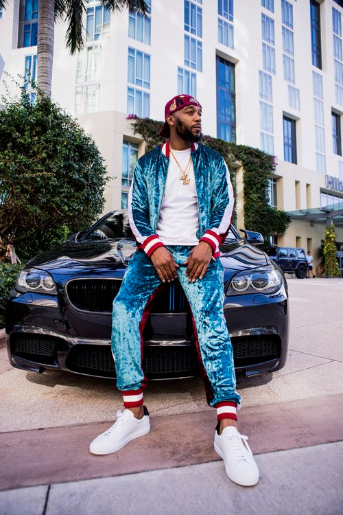 1K TriColor Velour Tracksuit