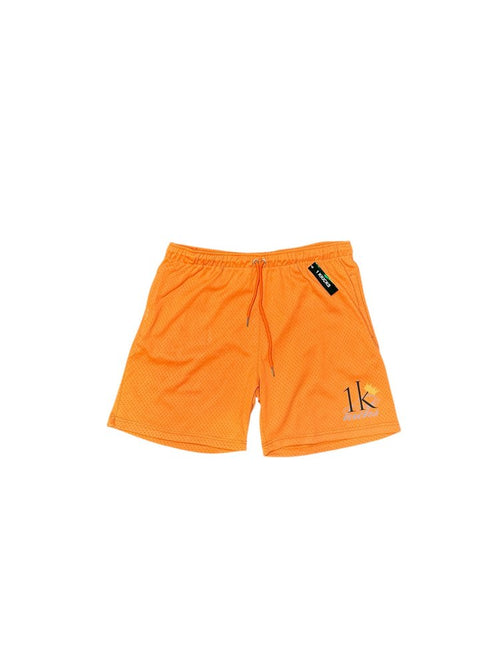 1K Kicks Orange Mesh Shorts