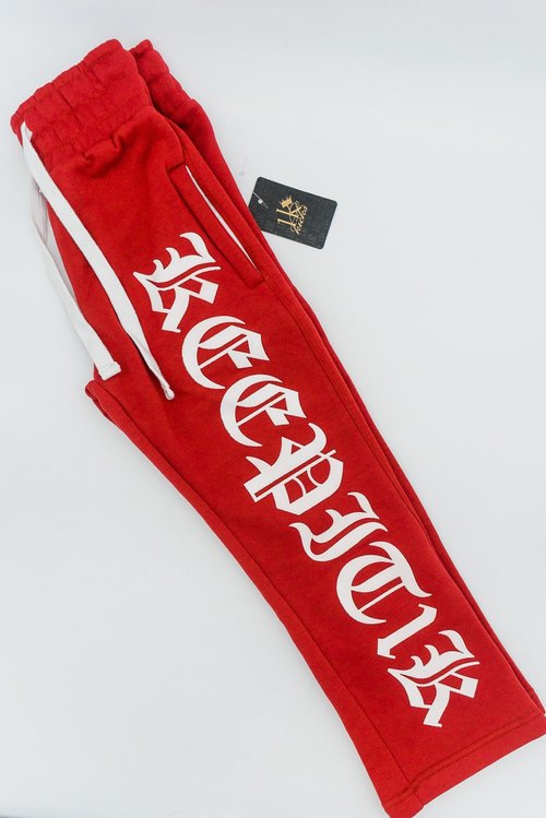 1K Kicks Red OE Sweatpants