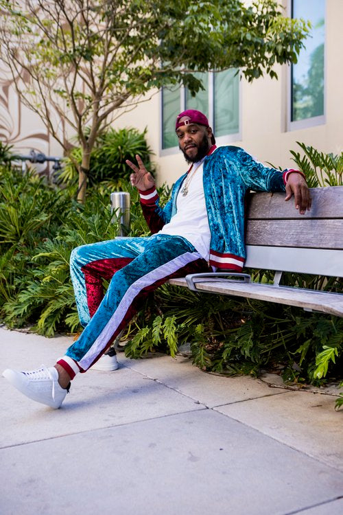 1K TriColor Velour Tracksuit