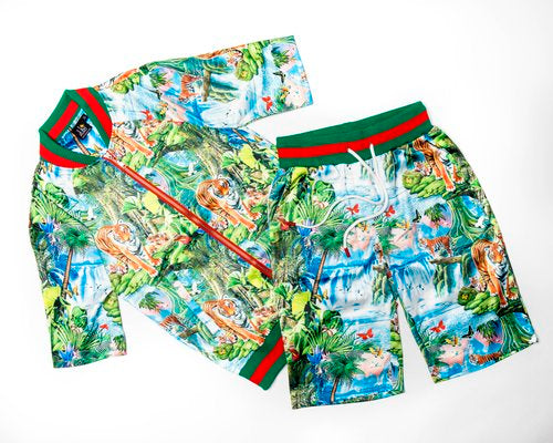 1K Jungle Tracksuit Set - Short Sleeve