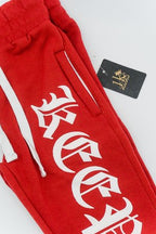 1K Kicks Red OE Sweatpants