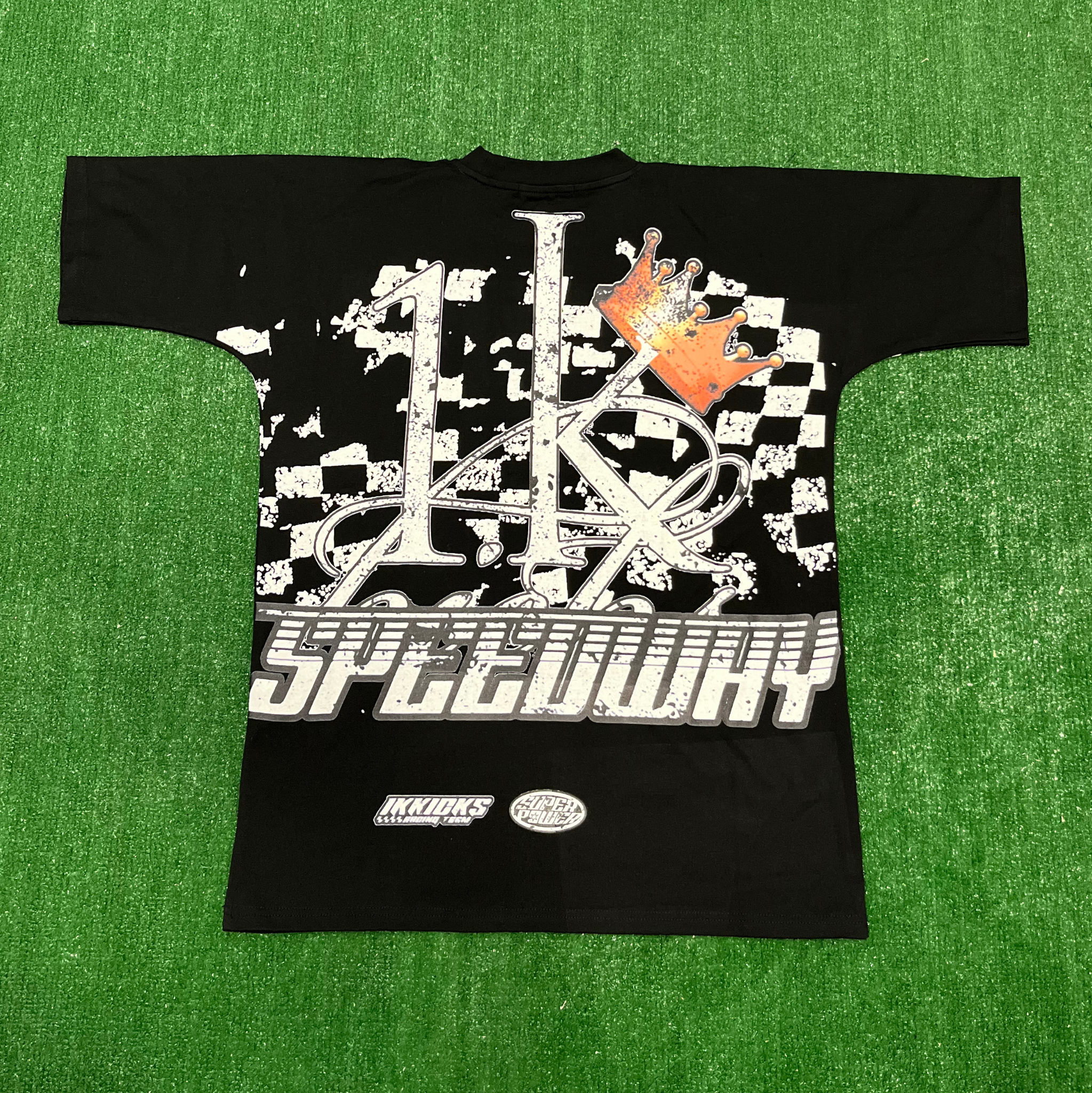 1K Kicks Fastlane Men's Oversized Graphic Tee